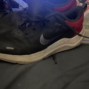 Nike Black and Red Kids Sneakers